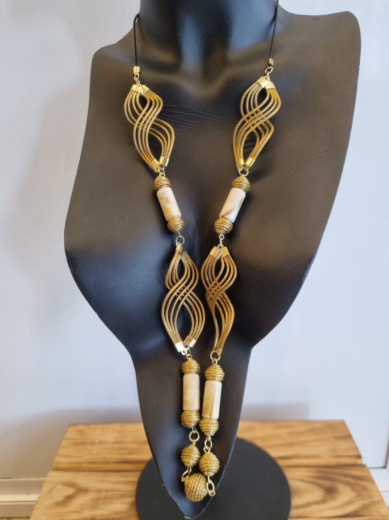 #COLAR  CAPIM DOURADO