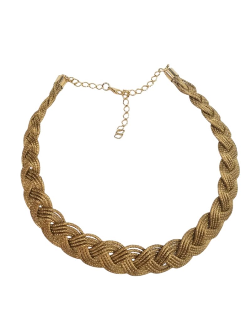 Gargantilha de Capim Dourado Seleção Luxo Linha preta