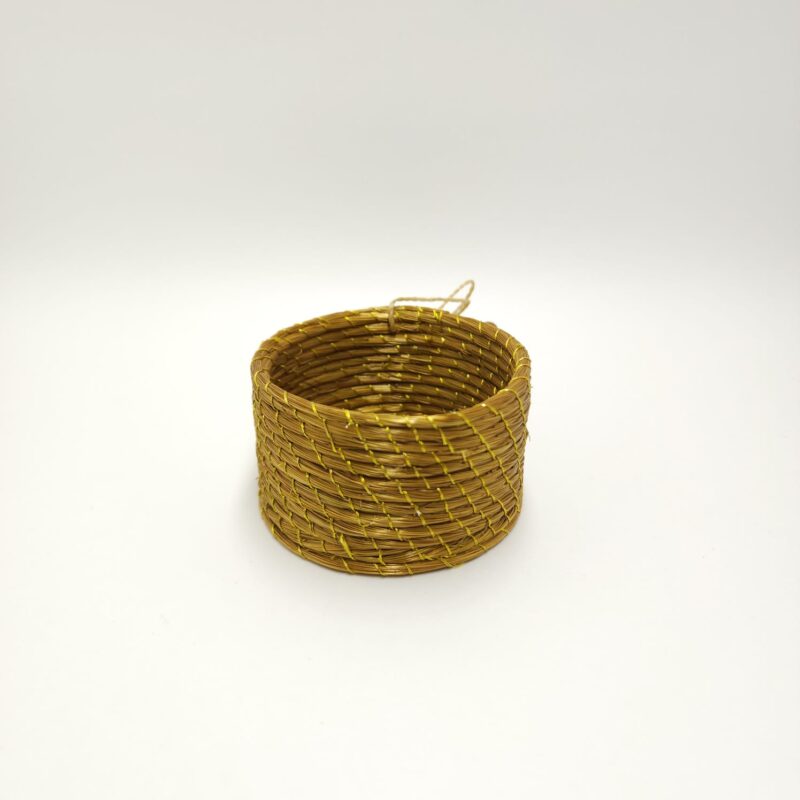 #PORTA CLIPS CAPIM DOURADO P #