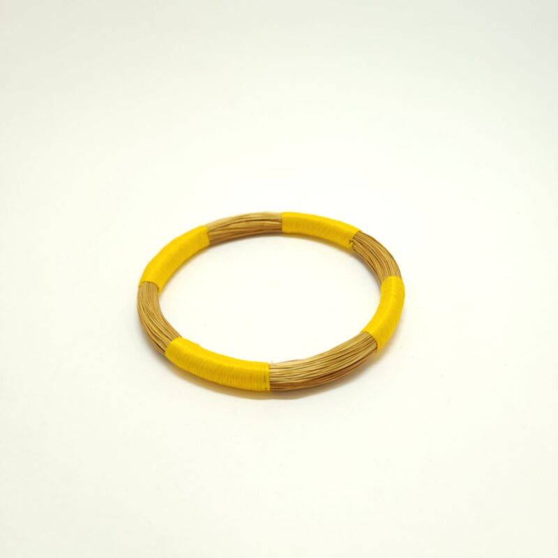 Pulseira de Capim Dourado Colorida