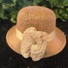 ##CHAPEU C/ FLOR DE FIBRA DE BURITI  #