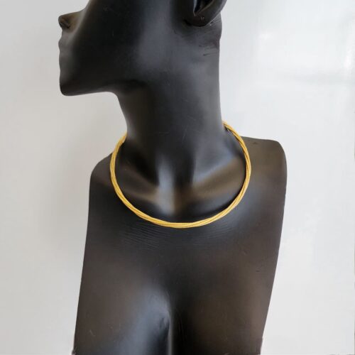 Colar Gargantilha de Capim Dourado