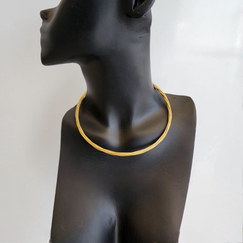 Colar Gargantilha de Capim Dourado