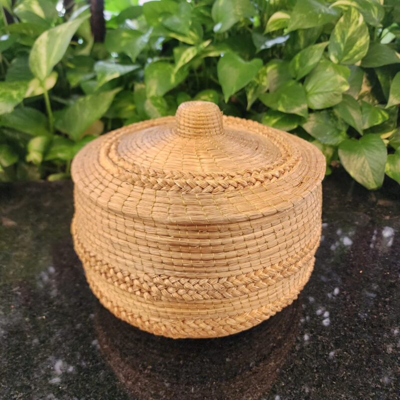 Pote/Bombonier de Capim Dourado