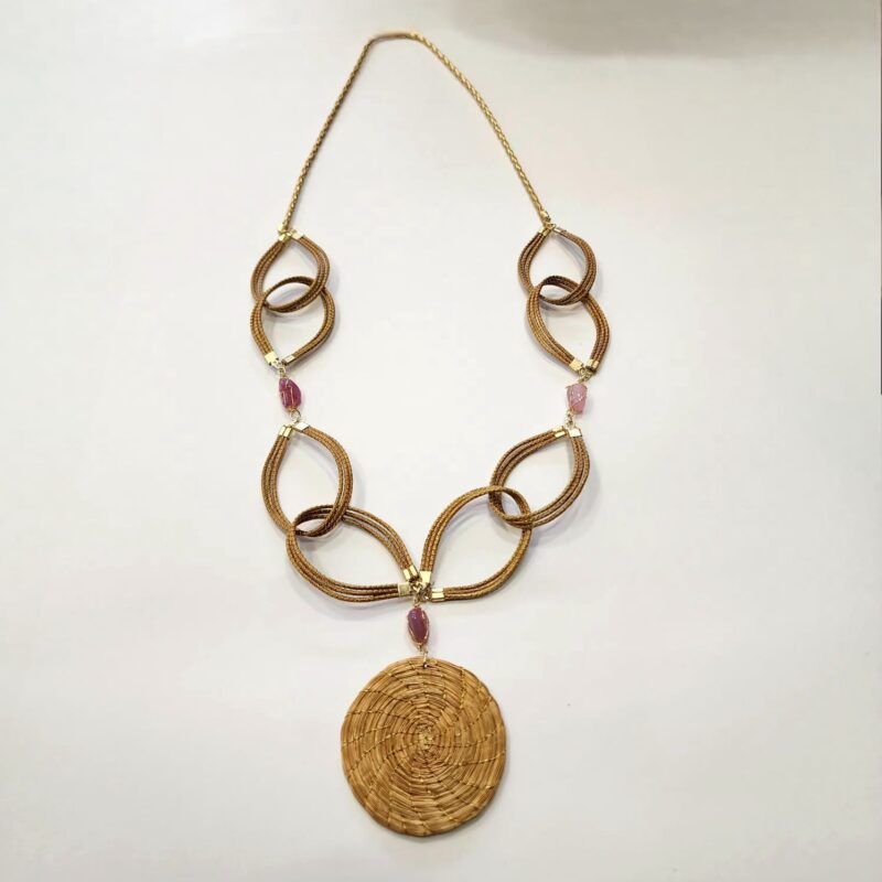 #COLAR CAPIM DOURADO #