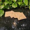 Porta-Copos de Carnaúba Natural 9cm - Feito a Mão
