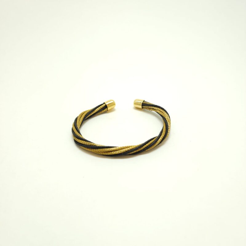 Pulseira de Capim Dourado Trançado Colorido