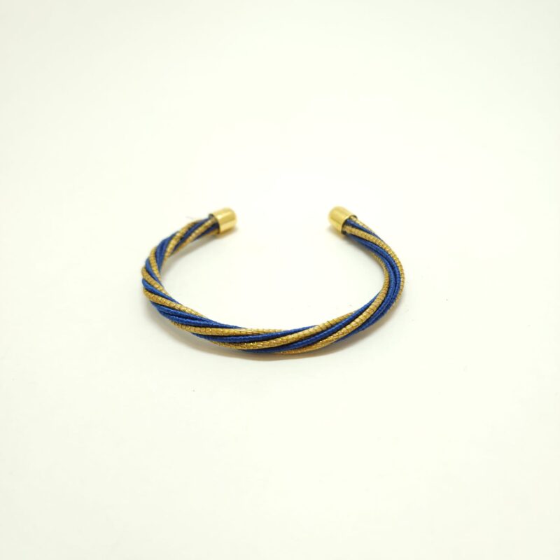 Pulseira de Capim Dourado Trançado Colorido