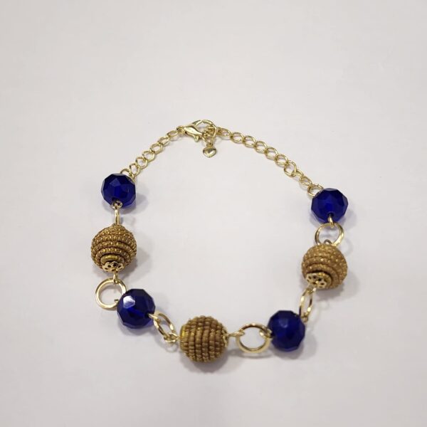 #CONJUNTO PULSEIRA + BRINCO CAPIM DOURADO C/ CRISTAL #