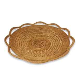 Cesta Capim Dourado Linha Dourada 40 x 9cm