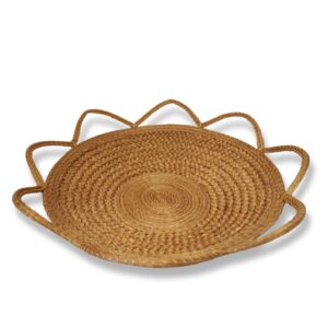 Cesta Capim Dourado Linha Dourada 37 x 9cm