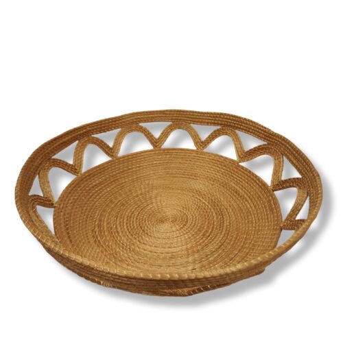 Fruteira de Capim Dourado 39 x 12cm