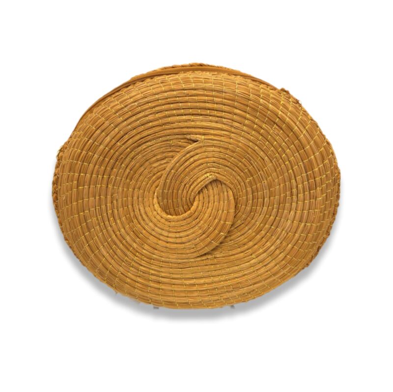 Bolsa de Capim Dourado Oval Infinito com Alça