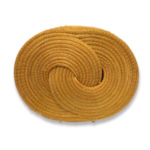 Bolsa de Capim Dourado oval Infinito com Alça