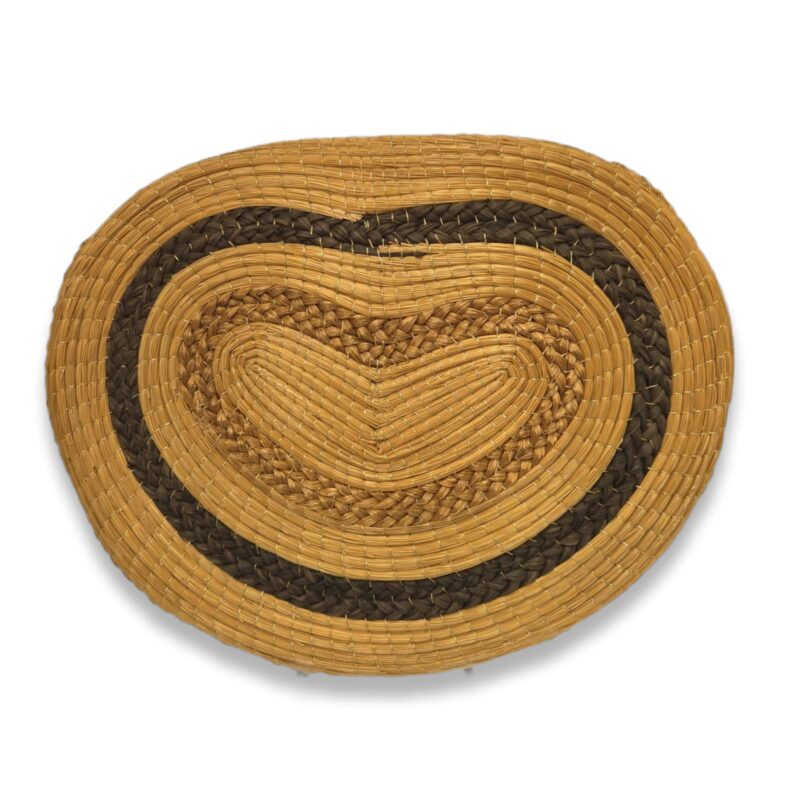 Bolsa de Capim Dourado coração com alça