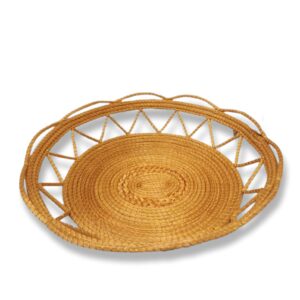 Cesta Capim Dourado 36 x 36 x 11cm