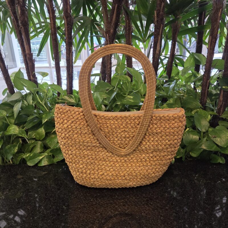 Bolsa de Capim Dourado com alça fixa Grande
