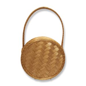 Bolsa de Capim Dourado coleçao Tapeti com alça Fixa