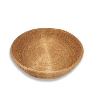 Fruteira de Capim Dourado Linha Dourada 23 x 5cm