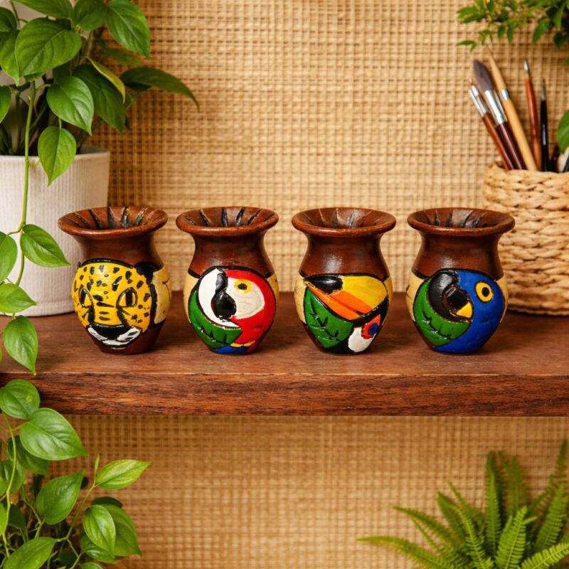 Vasinho de Ceramica Escrita Jalapão