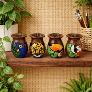 Vasinho de Ceramica Fauna Tocantins