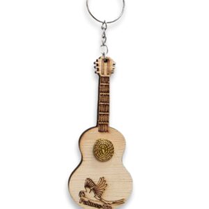 Chaveiro Violão/Viola de Madeira