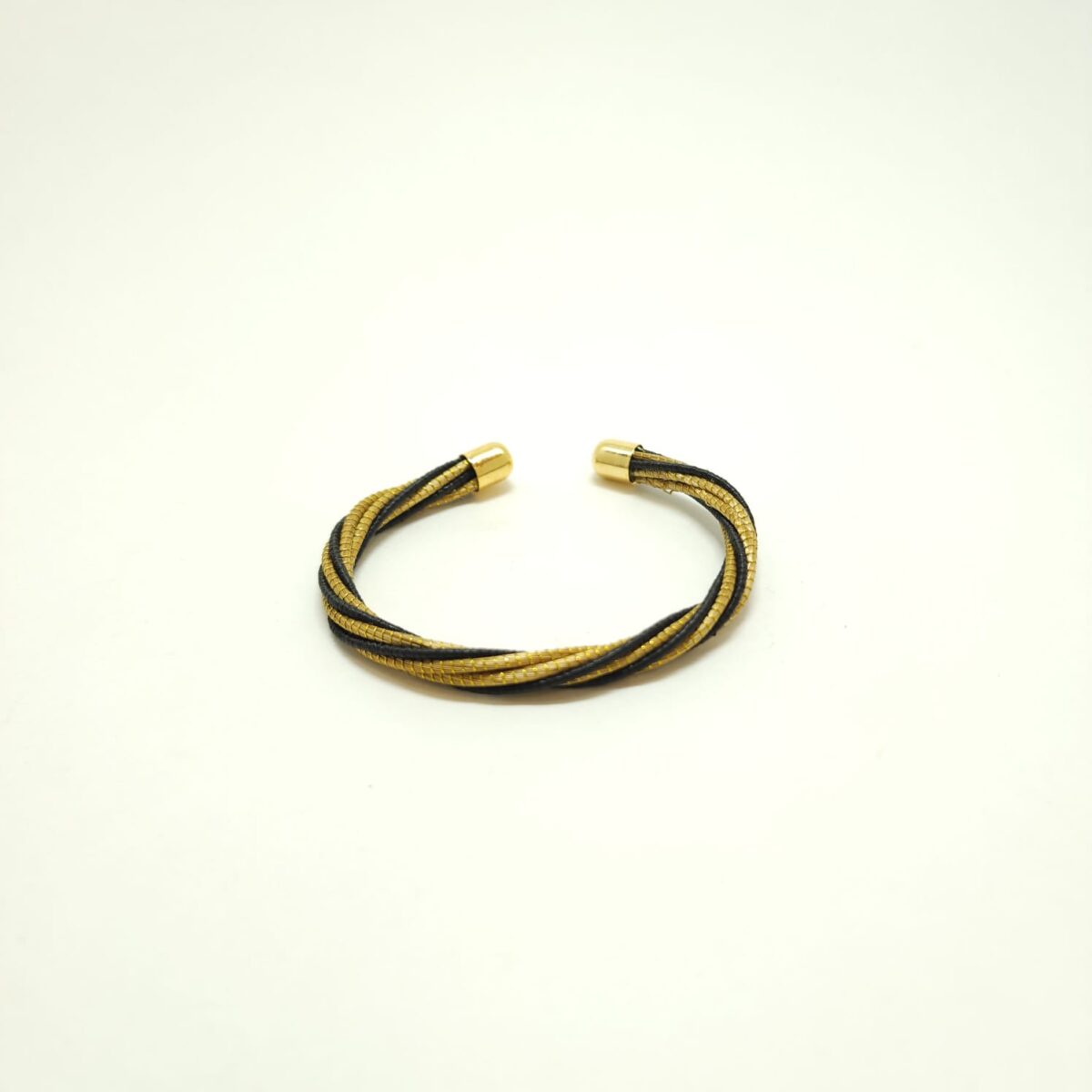 Pulseira de Capim Dourado Trançado Colorido