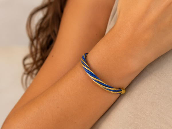 Pulseira de Capim Dourado Trançado Colorido