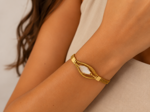 Pulseira de Caim Dourado
