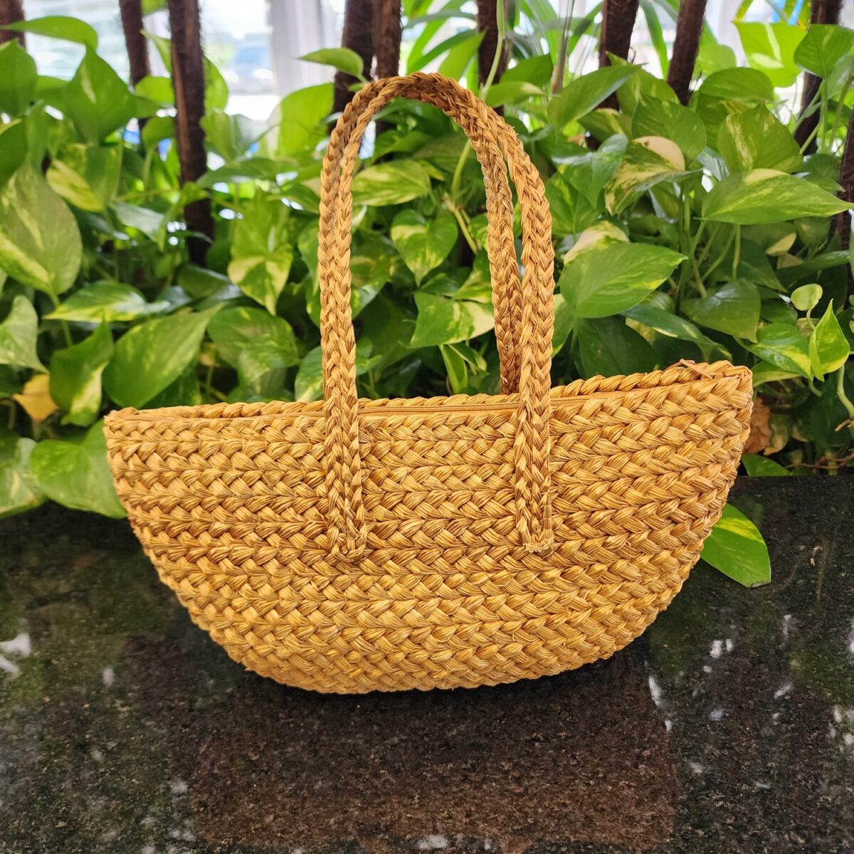 Bolsa Capim Dourado c/ alça fixa