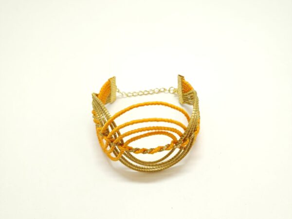 #BRACELETE CAPIM DOURADO #