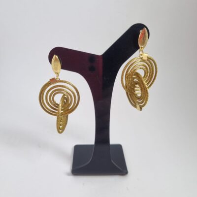 #CONJUNTO COLAR CAPIM DOURADO + BRINCO