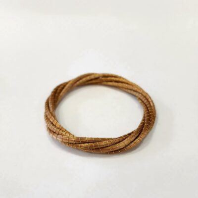 Bracelete de Capim Dourado Trançado