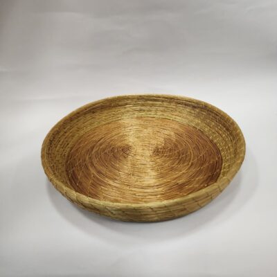 Bandeja de Capim Dourado Linha Dourada 19 x 5cm