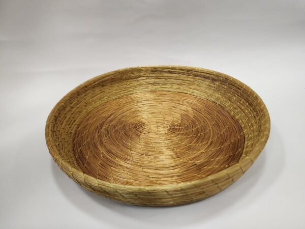 Bandeja de Capim Dourado Linha Dourada 19 x 5cm