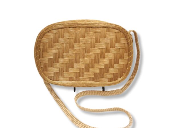 Bolsa de Capim Dourado Retangular com Alça