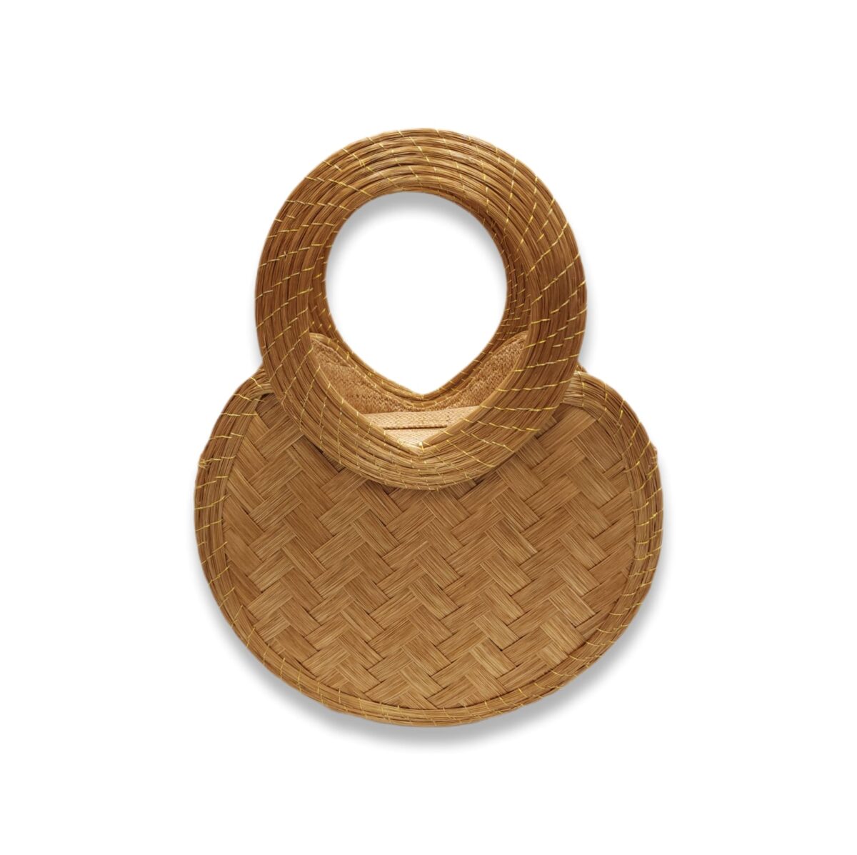 Bolsa de Capim Dourado Alça fixa