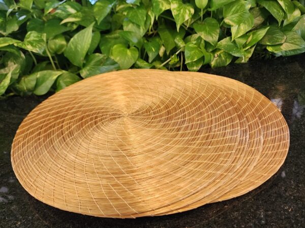 Mandala de Capim Dourado Linha Seda Premium 35cm