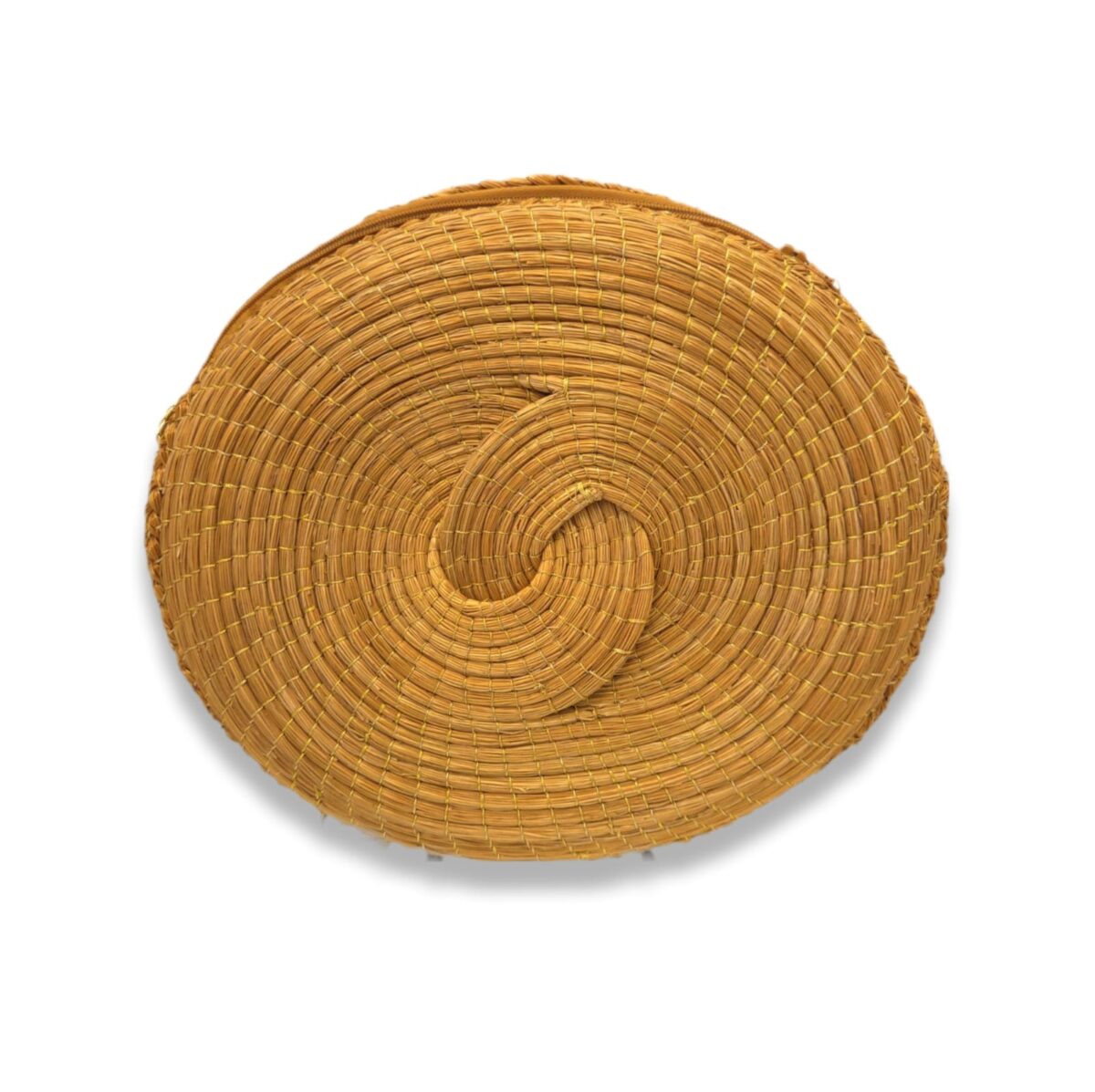 Bolsa de Capim Dourado Oval Infinito com Alça