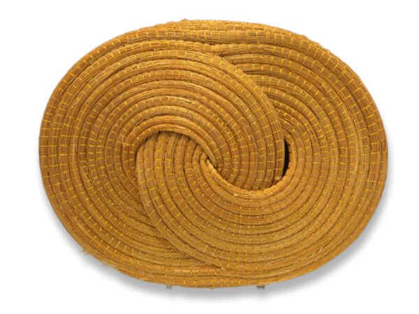 Bolsa de Capim Dourado oval Infinito com Alça