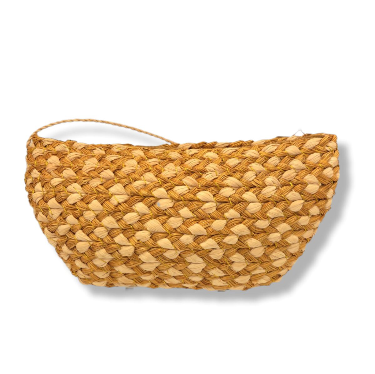 Bolsa tipo Carteira de Capim Dourado com Fibra de Buriti