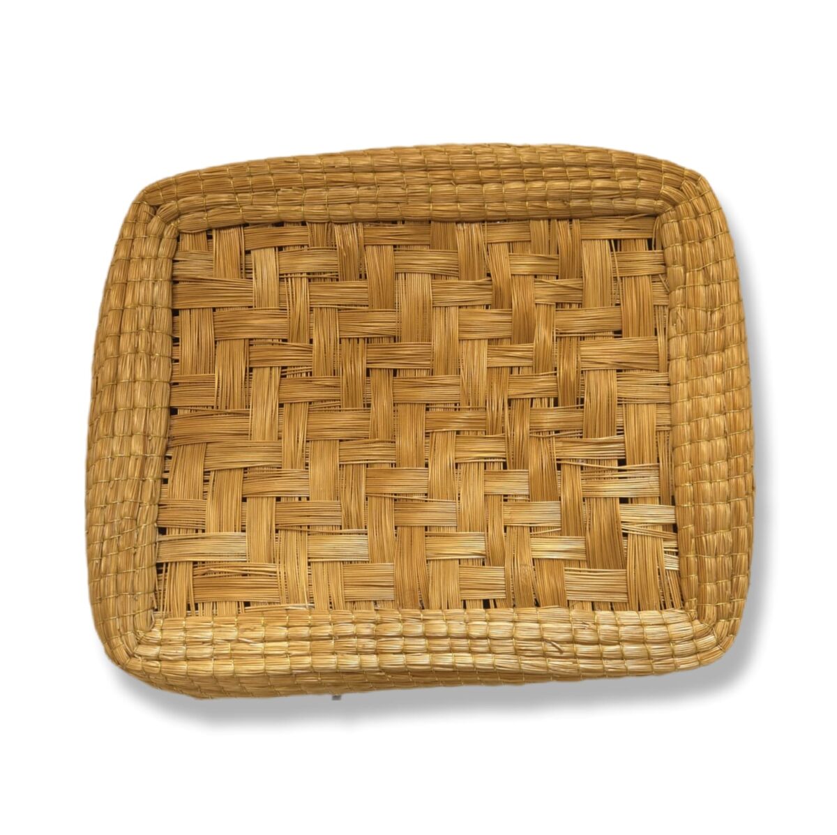 Bolsa de Capim Dourado Retangular tapeti com alça
