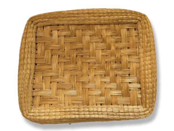 Bolsa de Capim Dourado Retangular tapeti com alça