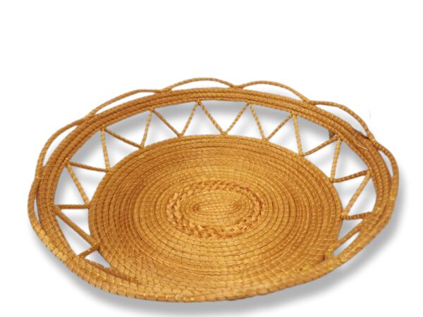 Cesta Capim Dourado 36 x 36 x 11cm