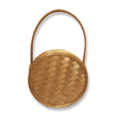 Bolsa de Capim Dourado coleçao Tapeti com alça Fixa