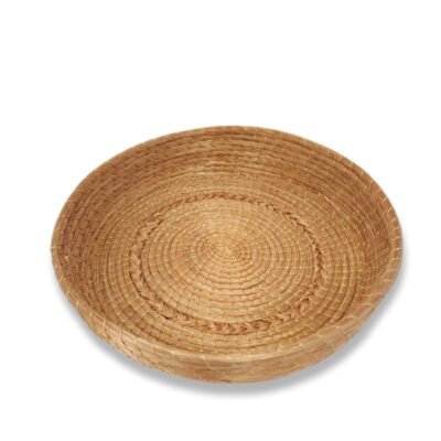 Bandeja de Capim Dourado Linha Dourada 20 x 4cm