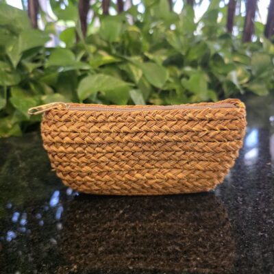 Mini Carteira de Capim Dourado