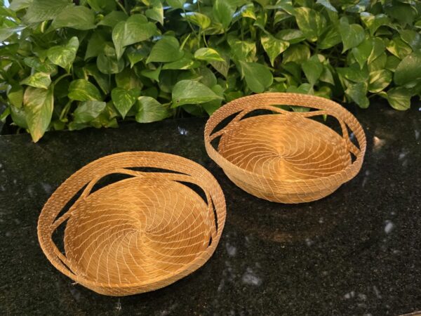 Cesta de Capim Dourado Unitario